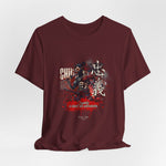 Maroon swatch showing a rich burgundy tone for the CHŪGI Bushido tee