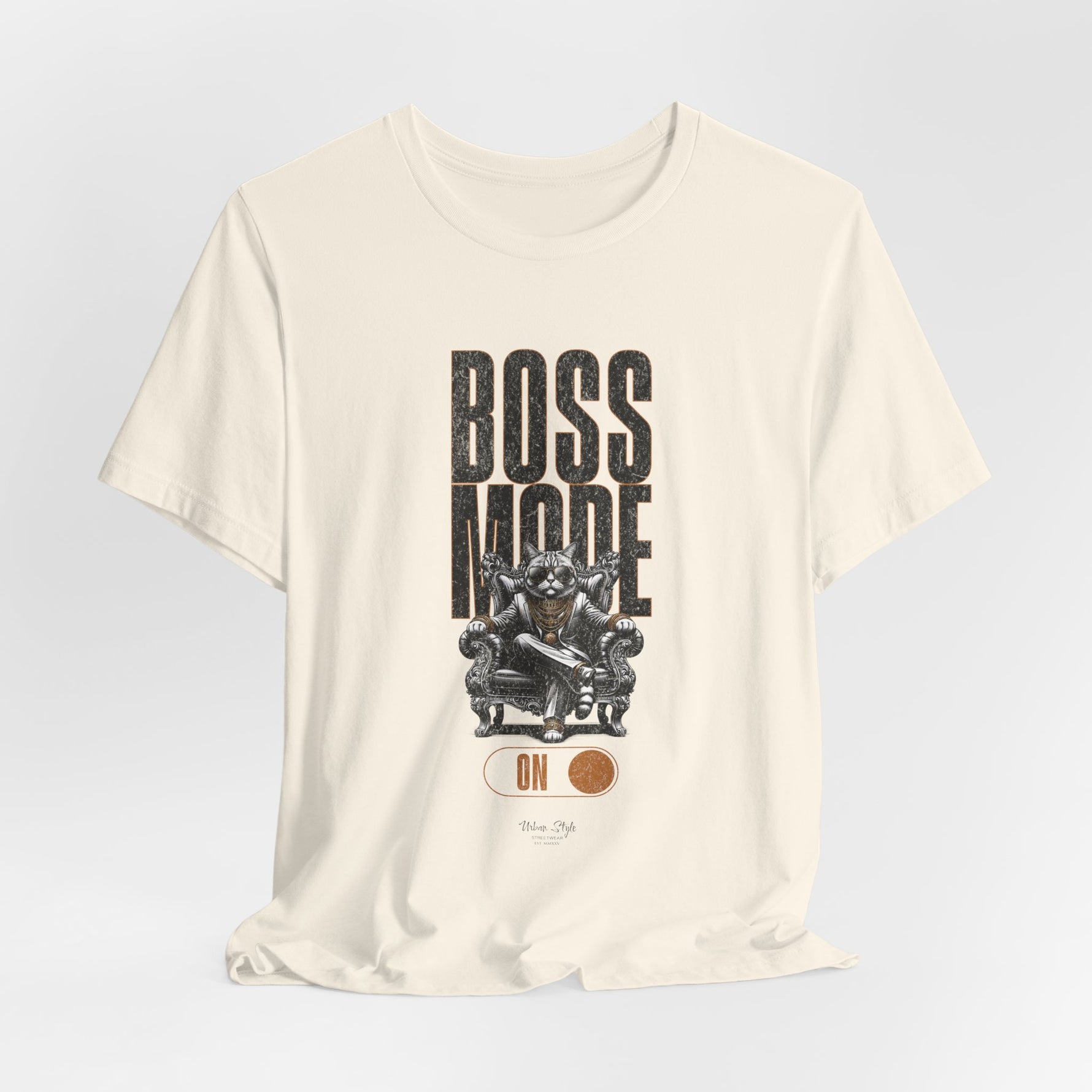 Color swatch for “Natural” – BOSS MODE design on a warm off-white tone.