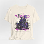 The Wizard t-shirt in Natural — Woven from untouched, primal essence.