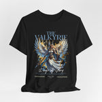The VALKYRIE t-shirt in Black — the shadow before she strikes.