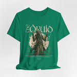 The DRUID t-shirt in Kelly — the color of untouched moss and sacred ground.