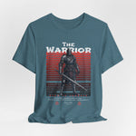 The Warrior t-shirt in Heather Deep Teal — calm mind, controlled power.