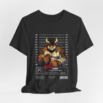 The TAURUS t-shirt in Dark Heather Grey — Steel-minded stillness in neutral tones.