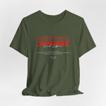 The SAVAGE t-shirt in Military Green — made for the ones who never followed drills.