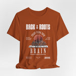 The Back to the Roots t-shirt in Autumn — where change feels natural.