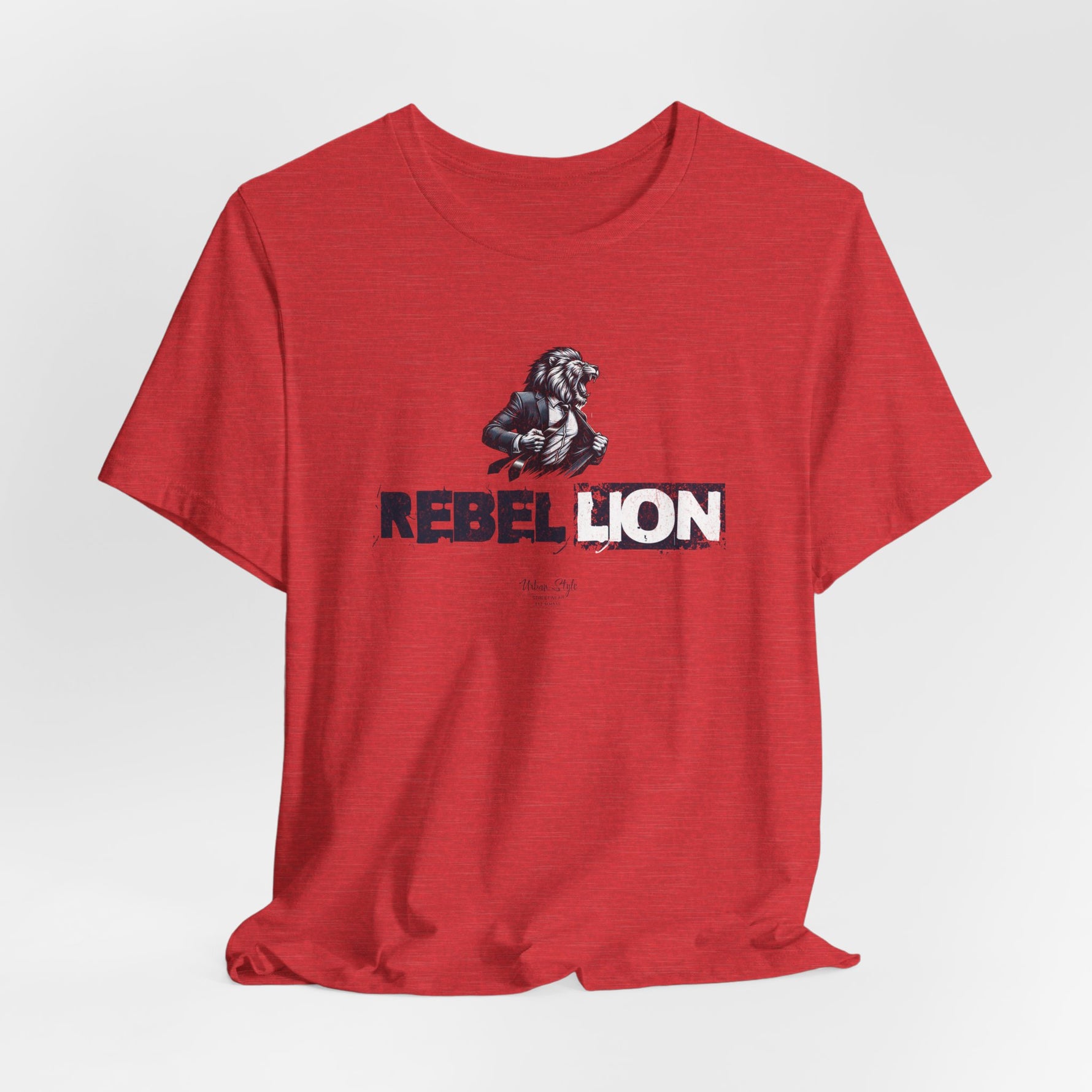 Heather Red REBELLION swatch – textured intensity with underground energy