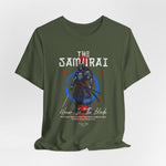 The Samurai t-shirt in Military Green — silent resolve forged in the field.