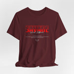 The SAVAGE t-shirt in Maroon — deep-rooted defiance with ancient heat.
