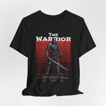 The Warrior t-shirt in Black — the fight begins in silence.