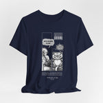 The MEOW 3AM t-shirt in Navy — 3D mockup of a dark blue shirt with clean presentation and no background.
