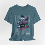 The GEMINI t-shirt in Heather Deep Teal — Dual minds, one color. All charm.