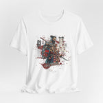 White GI version — pure contrast for a virtue that never bends.