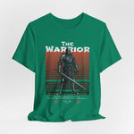 The Warrior t-shirt in Kelly — nature’s calm, a fighter’s will.