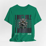 The COMMAND t-shirt in Kelly — 3D green variant mockup. No model, no background.