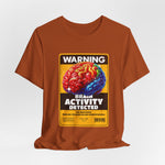 The Brain Activity Detected t-shirt in Autumn — when thoughts turn with the leaves.