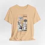 The BEING NICER t-shirt in sanddune — dry wit meets desert calm.