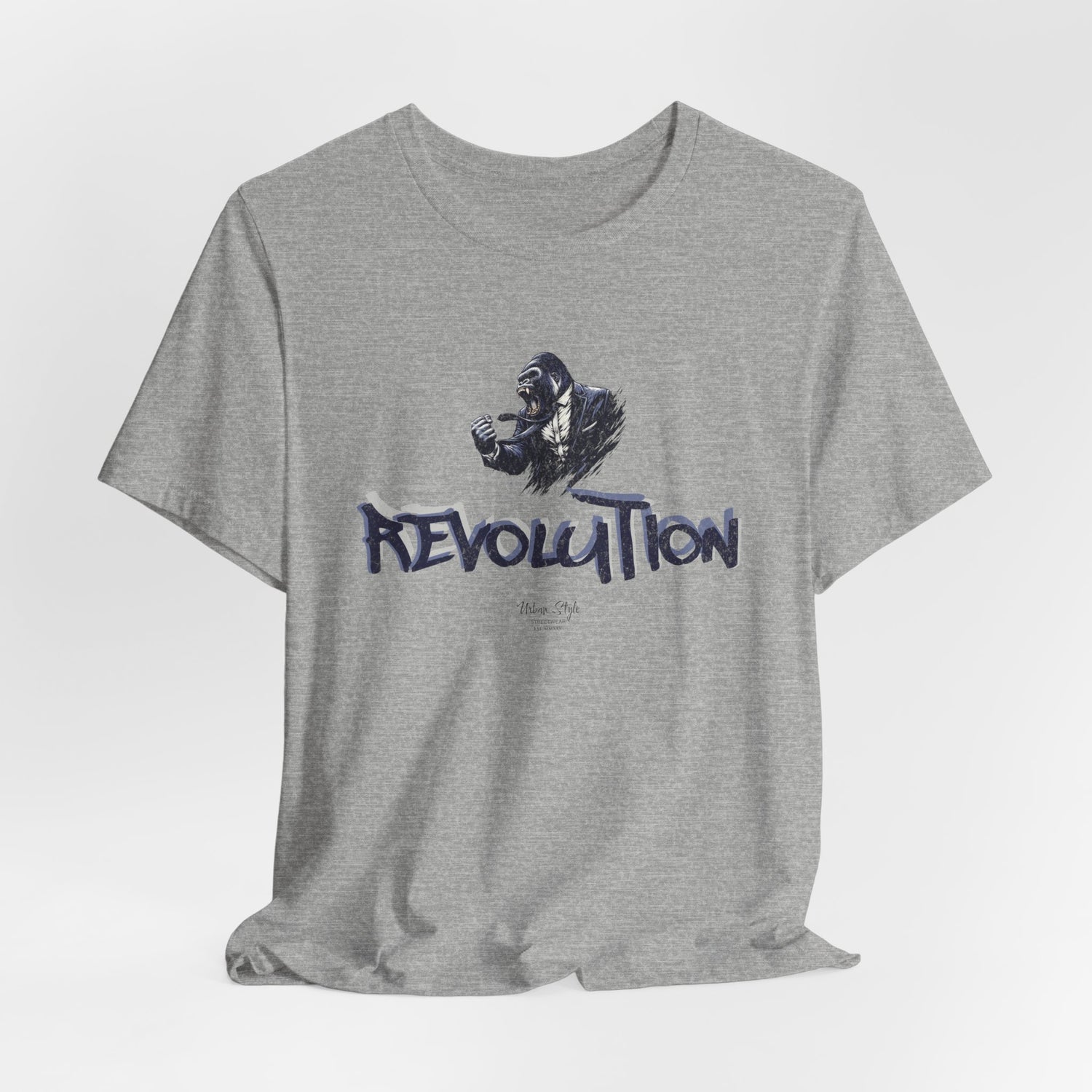 REVOLUTION in Athletic Heather — resilience in softness.