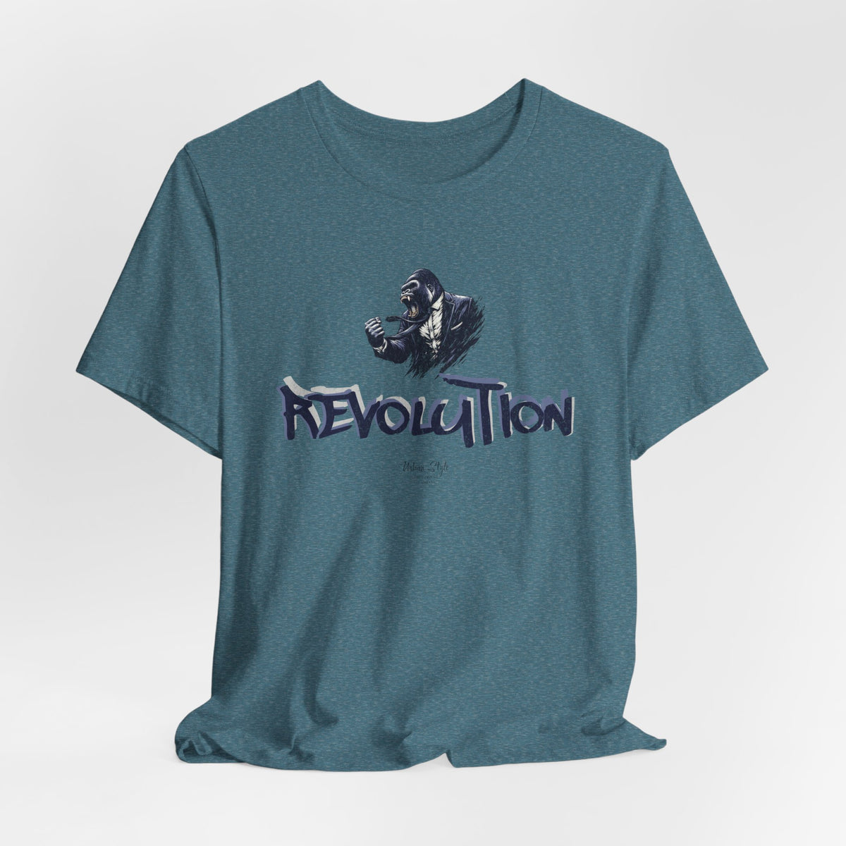 REVOLUTION in Heather Deep Teal — thoughtful, rare.