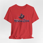 REVOLUTION in Heather Red – a silent fire within.