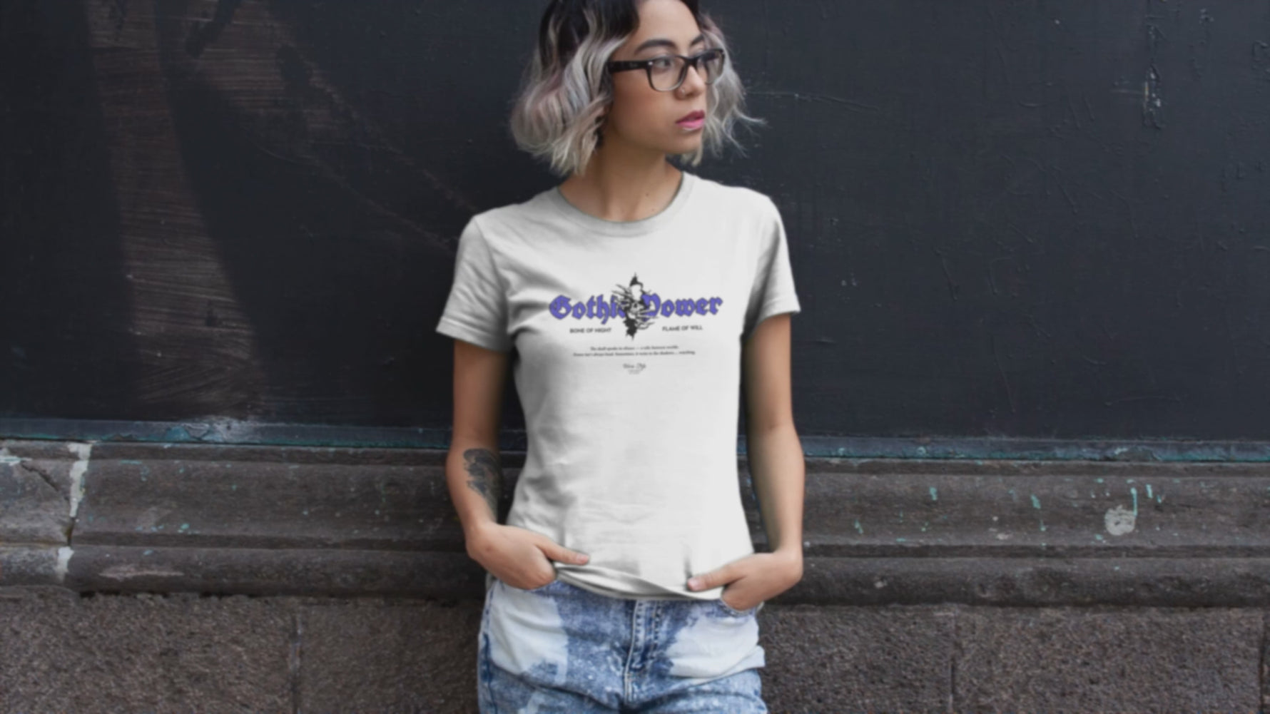 GOTHIC POWER Video — Graphic Tee in WHITE
Minimal design. Maximum presence.
This shirt speaks before you do — and keeps talking after.
Crafted with purpose, printed with precision,
and built for minds that don’t follow trends — they start them.
This is more than fabric. It’s statement in motion.
KRASSWERK | Designed with finesse