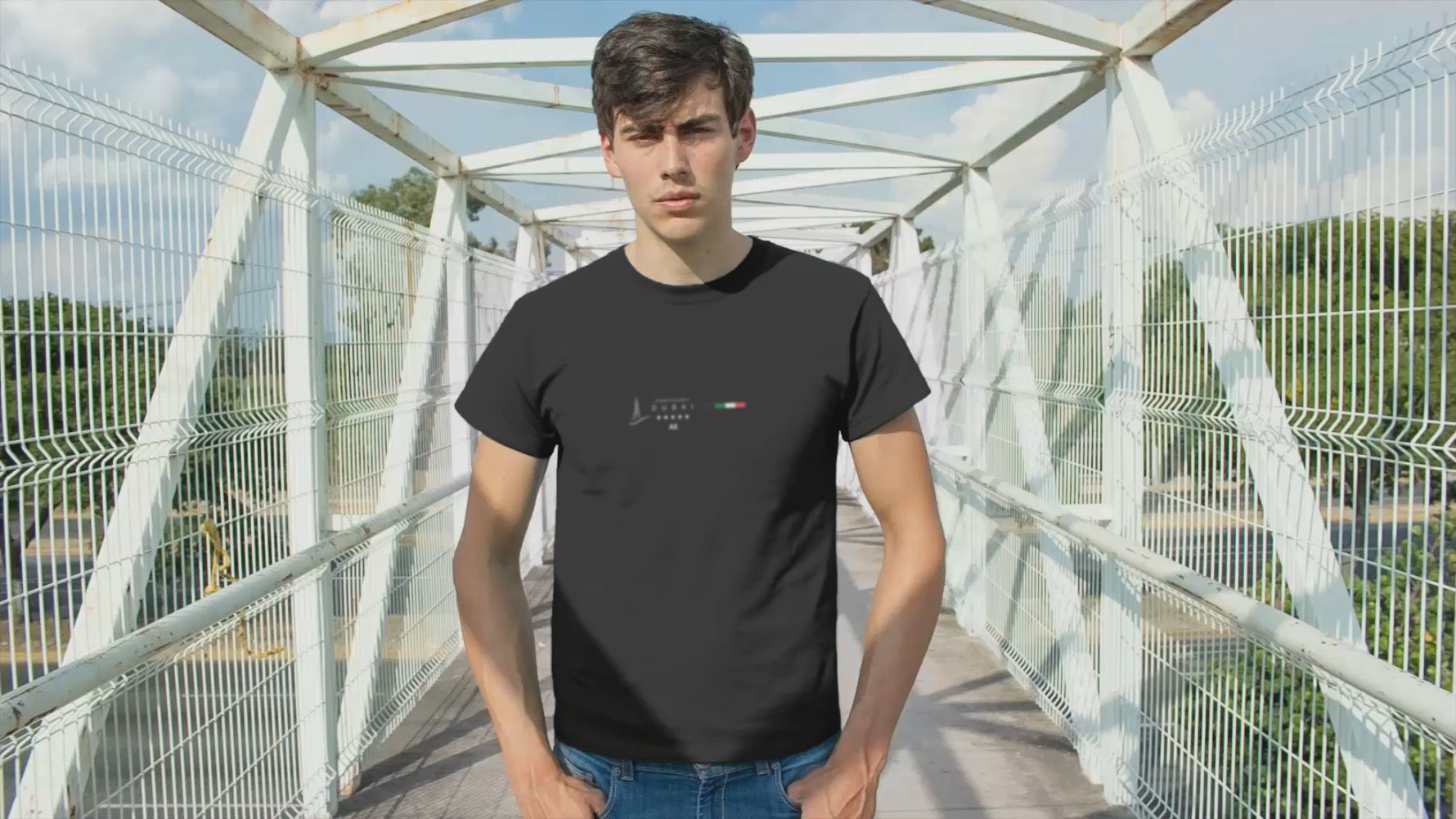 DUBAI Video — Graphic Tee in BLACK
Minimal design. Maximum presence.
This shirt speaks before you do — and keeps talking after.
Crafted with purpose, printed with precision,
and built for minds that don’t follow trends — they start them.
This is more than fabric. It’s statement in motion.
KRASSWERK | Designed with finesse