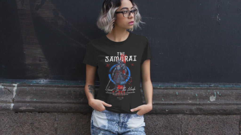 THE SAMURAI Video — Graphic Tee in BLACK
Minimal design. Maximum presence.
This shirt speaks before you do — and keeps talking after.
Crafted with purpose, printed with precision,
and built for minds that don’t follow trends — they start them.
This is more than fabric. It’s statement in motion.
KRASSWERK | Designed with finesse
