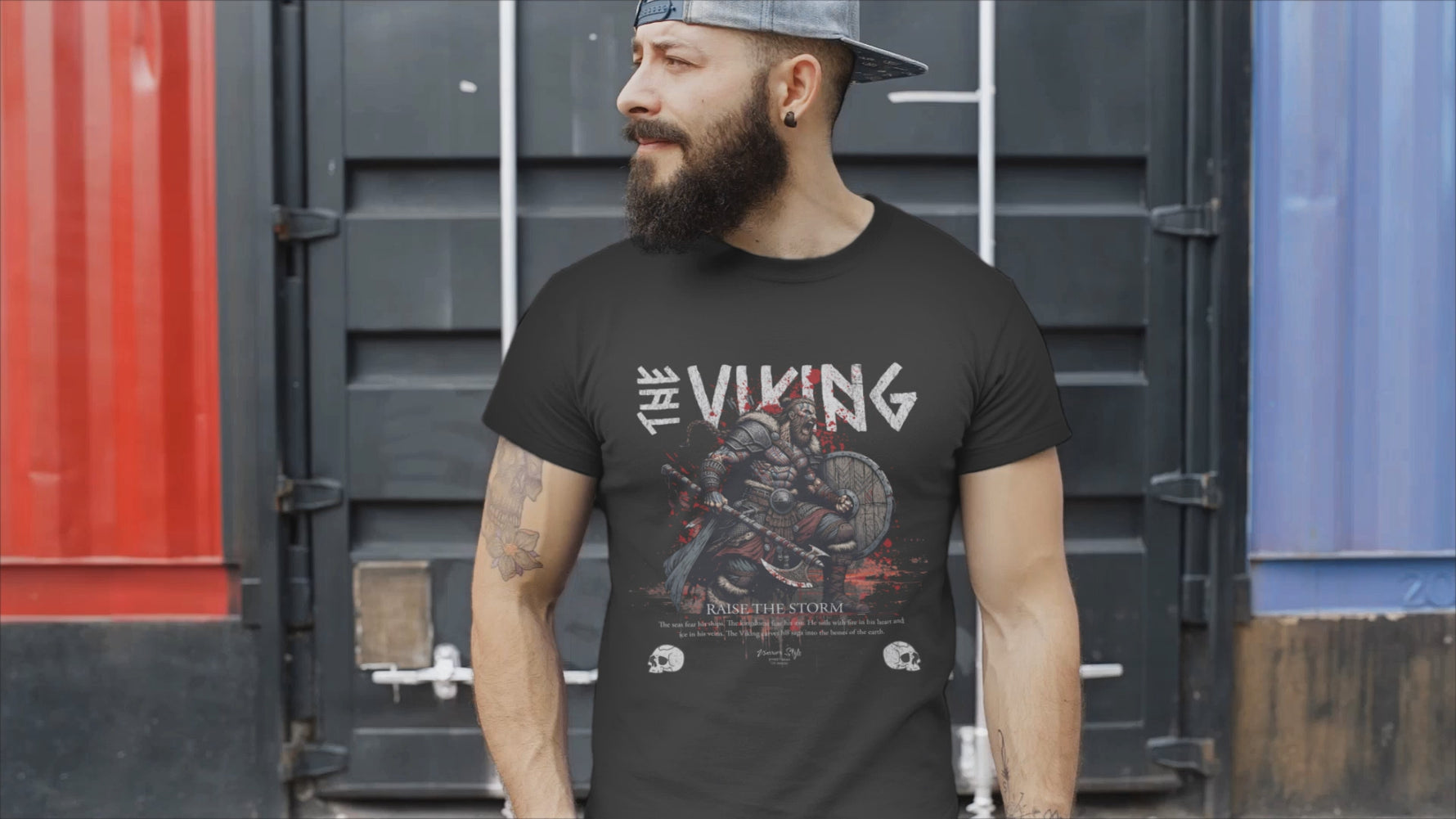 THE VIKING Video — Graphic Tee in BLACK
Minimal design. Maximum presence.
This shirt speaks before you do — and keeps talking after.
Crafted with purpose, printed with precision,
and built for minds that don’t follow trends — they start them.
This is more than fabric. It’s statement in motion.
KRASSWERK | Designed with finesse