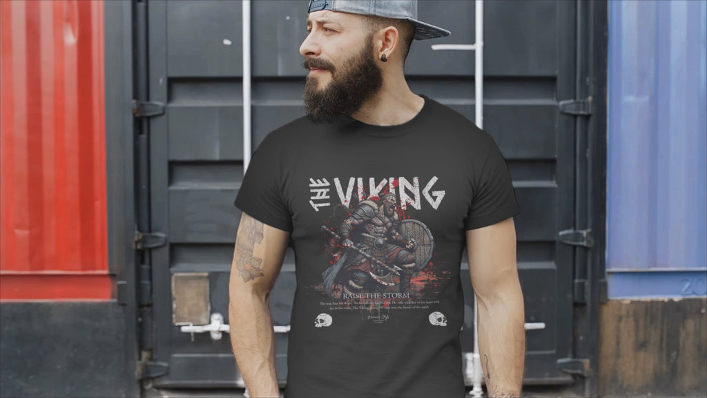 THE VIKING Video — Graphic Tee in BLACK
Minimal design. Maximum presence.
This shirt speaks before you do — and keeps talking after.
Crafted with purpose, printed with precision,
and built for minds that don’t follow trends — they start them.
This is more than fabric. It’s statement in motion.
KRASSWERK | Designed with finesse