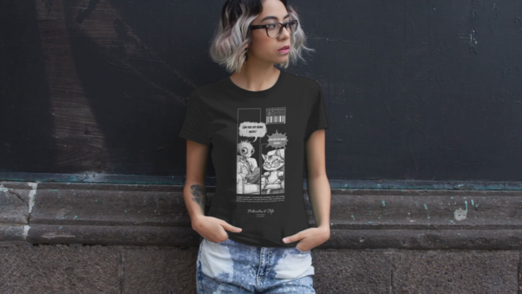 BEING NICER Video — Graphic Tee in BLACK
Minimal design. Maximum presence.
This shirt speaks before you do — and keeps talking after.
Crafted with purpose, printed with precision,
and built for minds that don’t follow trends — they start them.
This is more than fabric. It’s statement in motion.
KRASSWERK | Designed with finesse
